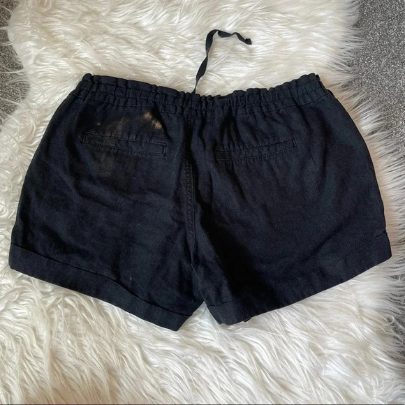 Women’s black linen shorts 4 - Picture 2 of 2